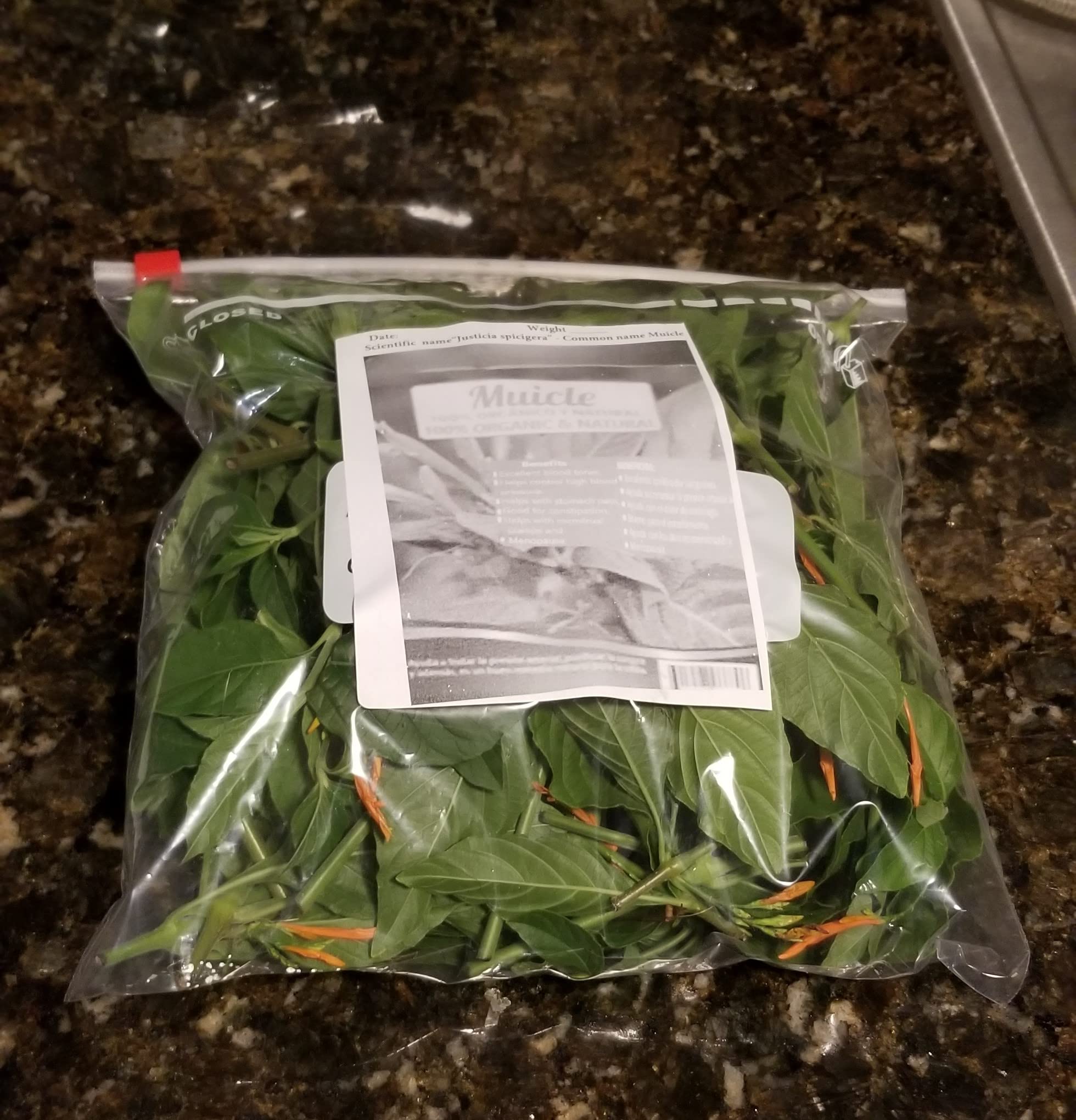 Muicle Muitle Hierba/te Muycle Mexican Honeysuckle 100% 4 oz Fresh cut natural grown herbs/tea